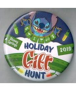 Disney Springs Stitches Holiday Gift Hunt 2019 Pin Back Button Pinback - $34.60 CAD