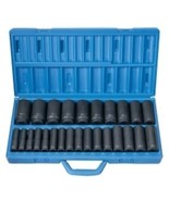Grey Pneumatic Metric Master Set, 1/2&quot; DR, 26 PC, Deep Length, High-Quality - $502.49