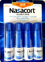 Nasacort Triamcinolone 55 mcg 24Hr Allergy Relief 480 Sprays EXP 05/2027 - $40.13