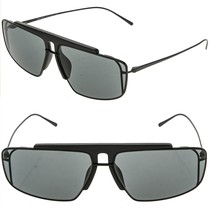 PRADA CATWALK 50V PR50VS Black Metal Wire Runway Designer Sunglasses Aut... - $395.01