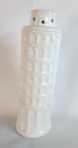 Leaning Tower of Pisa Parmesan Cheese Shaker 8.5&quot; Salt Pepper White Ceramic - £5.30 GBP