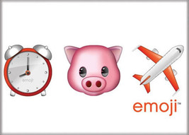 Emoji When Pigs Fly Art Image Refrigerator Magnet, NEW UNUSED - £3.20 GBP