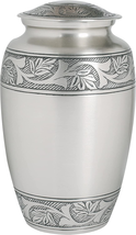 Pewter Cremation Urn for Human Ashes Adult, Cardinal Cremation Urns for Human As - £57.19 GBP