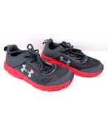 UNDER ARMOUR 3022100-102 GS ASSERT 8 GRAY/RED SNEAKERS YOUTH 5 - NICE! - $23.48