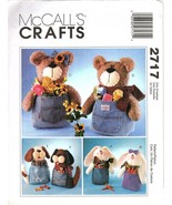 McCalls Crafts 2717 Jean Babies For Bears, Dogs and Bunnies Uncut Sewing... - $8.56