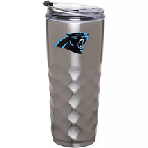 Carolina Panthers NFL Stainless Steel Diamond Hot Cold Tumbler 32 oz - £23.73 GBP