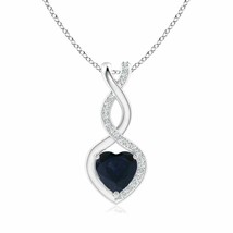 Authenticity Guarantee

ANGARA 0.94 Ct Sapphire Infinity Heart Pendant with D... - £421.75 GBP