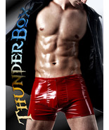 Thunderbox Glossy Red PVC Titan Pouch Shorts! Medium - £23.15 GBP