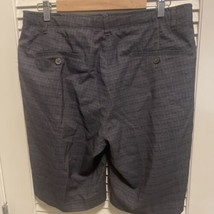 pebble beach shorts Sz 34 mens Dry Luxe Performance Gray Blue - £14.21 GBP