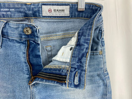 AD Adriano Goldschmied Women&#39;s Size 26 Skinny Blue Denim Jeans Ankle Raw-Hem - £12.12 GBP