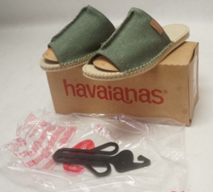 NWT Havaianas Mule Evolution Women&#39;s Casual Slip-on Shoe - Green 6.5/036/38 - £21.03 GBP