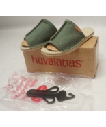 NWT Havaianas Mule Evolution Women&#39;s Casual Slip-on Shoe - Green 6.5/036/38 - £20.00 GBP