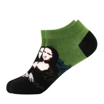 Famous Art Ankle Socks - Mona Lisa / Large - $3.07