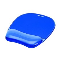 Fellowes Crystals Gel Mouse Pad/Wrist Support - Blue  - £22.14 GBP