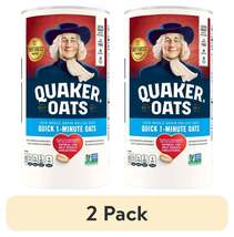 (2 pack) Quaker Whole Grain Oats Quick 1-Minute Instant Oats 18oz - $12.63 CAD+