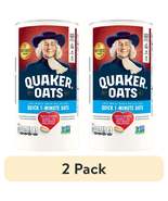 (2 pack) Quaker Whole Grain Oats Quick 1-Minute Instant Oats 18oz - $12.61 CAD