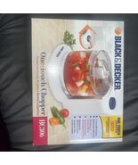 Black &amp; Decker Home 1.5-Cup One Touch Electric Chopper White Model HC306 - €21,41 EUR