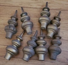 Set Of 8 Wood Wooden Finials Barn Find Crafts - $40.00