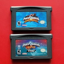 Power Rangers Dino Thunder + S.P.D. Nintendo Game Boy Advance Lot 2 Games OEM - £14.87 GBP