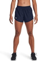 Under Armour Fly by 2.0 Running Shorts Womens L Navy Blue Lightweight NEW - £16.92 GBP