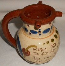 Torquay Pottery MOTTO WARE PUZZLE JUG Made in England - £93.47 GBP
