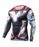 Avengers Alliance 4 Long Sleeved Battle Suit Marvel Compression shirt Gy... - $33.50+