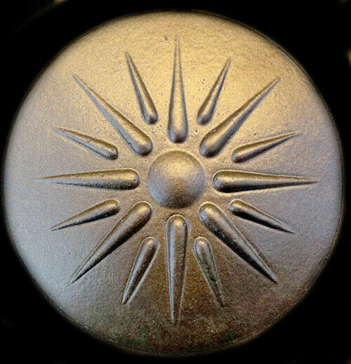 Macedonian Sun Star Shield Symbol Vergina Greek Wall sculpture relief pl... - $19.79