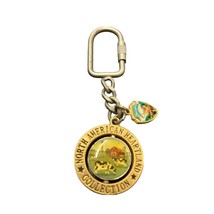 North American Wilderness Colection Keychain Pennsylvania Charm Spinner ... - $6.79