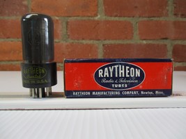 Raytheon 6SA7GT Bantal Vacuum Tube Dark Glass TV-7 Tested Strong New in Box - £5.09 GBP