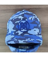 G/FORE Hat Cap Snap Back Blue Space Camo 5 Panel Design Curved Brim Golf... - £49.03 GBP