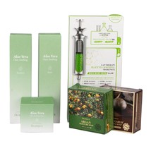 Korean Skincare Aloe Vera Oasis Gift Set, Spa Kit, K-Beauty, Birthday, Holiday - £27.07 GBP