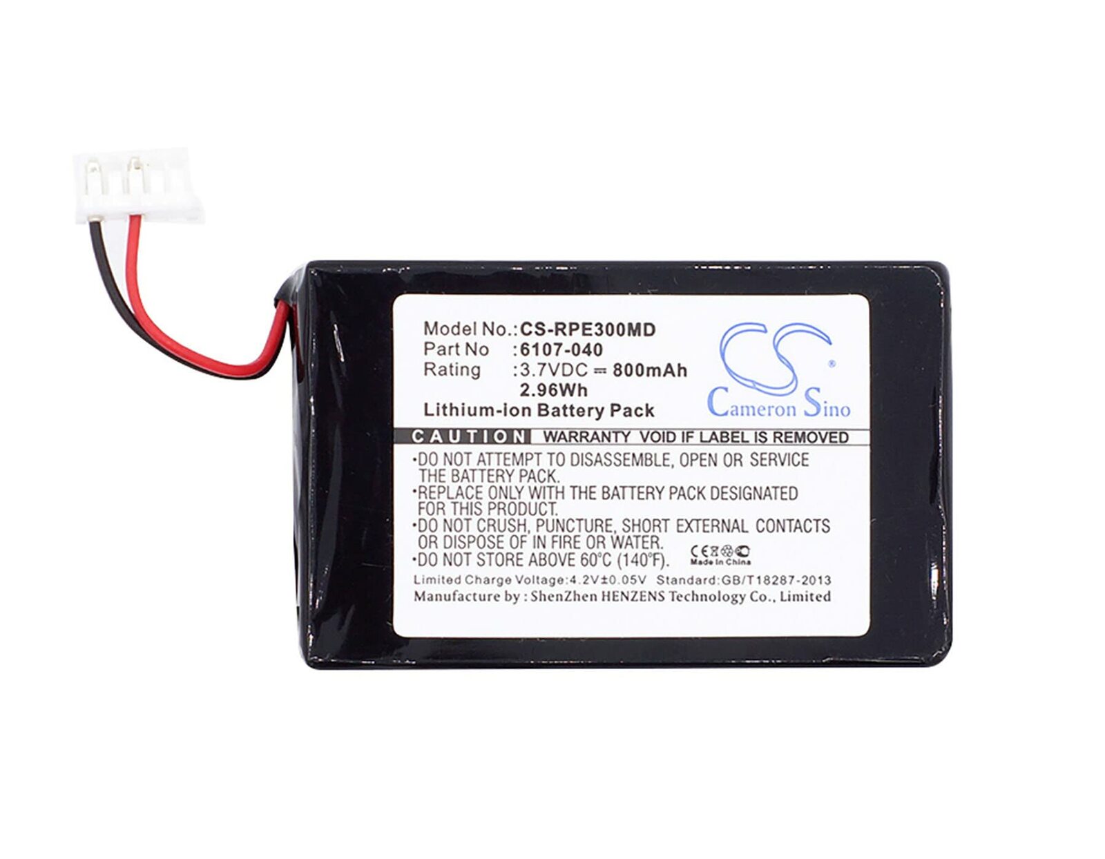 Cameron Sino Battery for Rainin EDP3, EDP3 Plus, EDP3 Plus pipettes, Pip... - $19.52