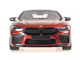 2020 BMW M8 Coupe Red Metallic w Carbon Top 1/18 Diecast Car by Minichamps - £175.92 GBP