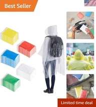 Emergency Rain Ponchos in 5 Colors for Camping, Sports &amp; Outdoor Events,... - $48.50