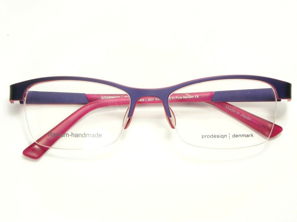 Neu Prodesign denmark 1406 3031 Matt Dunkel Lila Brille Rahmen 53-17-140mm Item image 4