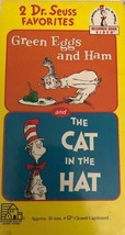 2 Dr. Seuss Favorites:Green Eggs &amp; Ham &amp; The Cat In The Hat-VHS 1994TESTED-RARE - £14.78 GBP