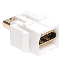 Tripp Lite HDMI Keystone Jack , Snap-in Insert Module (F/F) (P164-000-KJ-WH) - $17.99