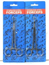 2 Count Jeros Tackle Company The Fisherman&#39;s Helper Stainless Steel Forceps - £12.57 GBP