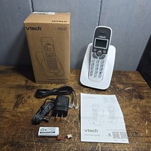VTech VG101 DECT 6.0 Cordless Phone for Home Blue-White Backlit Display - $18.54
