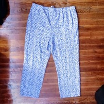 Croft &amp; Barrow Intimates Pajama Lounge Pants Purple Women Size Large - $25.38