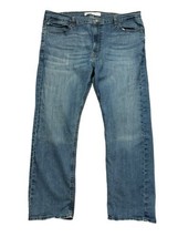 Signature Levi Strauss Denim Blue Jeans S51 Men&#39;s Size 40x30 Straight Fit - £15.44 GBP
