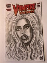 Hammer Horror dracula Vampire Macabre #1C Original Sketch Cover Art True Blood - £29.98 GBP