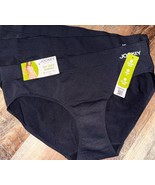 Jockey ~ 3-Pair Womens Bikini Underwear Panties Seamfree Nylon Blend Bla... - $37.96 CAD