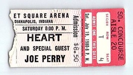 Cœur Joe Perry Concert Ticket Stub Juillet 19 1980 Indianapolis Indiana - $49.14