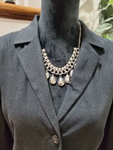 Newyork &amp; Company Women&#39;s Black Rayon Long Sleeve Single Breasted Blazer Size 14 - £35.97 GBP