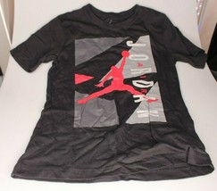 Nike Air Jordan Retro 7 Blocked T-Shirt Black, Medium NWT kids 952479-023 - £28.17 GBP