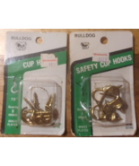 Lot of 12 BULLDOG Cup Hooks - 4 safety hooks and 8 regular hooks - €0,85 EUR