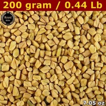 200g Organic Fenugreek Seed Fenogreco Whole Methi Alholva trigonella foenum... - £13.86 GBP