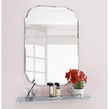 Wall Silver Backed Mirrored Glass Panel Best For Vanity, Bedroom, Or Bathroom (1 - £65.82 GBP