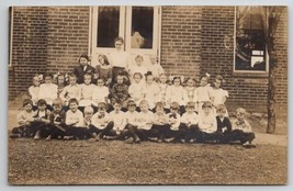 RPPC Cincinnati OH Cute School Children Class With Teacher c1910 Postcard U29 - £11.95 GBP